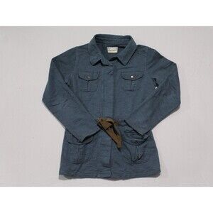 Cabelas Women Blue Jacket Csual Waist Tie Size Small